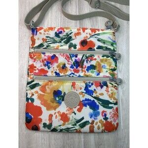 Kipling Keiko Crossbody Bag Floral Colorful Travel Outdoors Resort Bright Whimsy